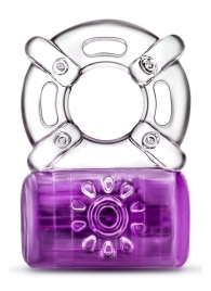 Фиолетовое эрекционное виброкольцо One Night Stand Vibrating C-Ring - Blush Novelties - в Улан-Удэ купить с доставкой