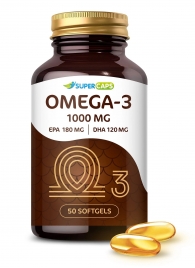 Пищевая добавка SuperCaps OMEGA-3 - 50 капсул (1000 мг) - SuperCaps - купить с доставкой в Улан-Удэ