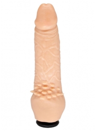 Телесная насадка-фаллос с шипами для массажа клитора - 17,8 см. - LOVETOY (А-Полимер) - купить с доставкой в Улан-Удэ