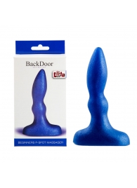 Синий анальный стимулятор Beginners p-spot massager - 11 см. - Lola Games - в Улан-Удэ купить с доставкой