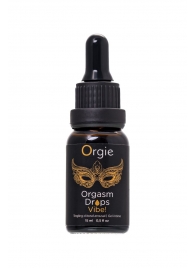 Возбуждающий гель для клитора ORGIE Orgasm Drops Vibe - 15 мл. - ORGIE - купить с доставкой в Улан-Удэ