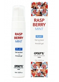 Возбуждающий гель Raspberry Mint с ароматом малины и мяты - 15 мл. - Exsens - купить с доставкой в Улан-Удэ