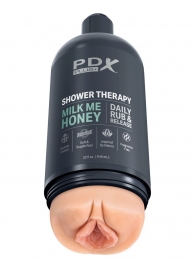 Телесный мастурбатор-вагина Shower Therapy Milk Me Honey - Pipedream - в Улан-Удэ купить с доставкой