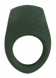 Зеленое эрекционное виброкольцо Luxurious Vibro Cock Ring - Orion - в Улан-Удэ купить с доставкой