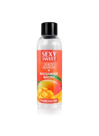 Массажное масло Sexy Sweet Juicy Mango с феромонами и ароматом манго - 75 мл. - Биоритм - купить с доставкой в Улан-Удэ