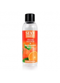 Массажное масло Sexy Sweet Fresh Orange с ароматом апельсина и феромонами - 75 мл. - Биоритм - купить с доставкой в Улан-Удэ