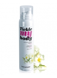 Массажная хрустящая пенка Tickle My Body Monoi с ароматом моной - 150 мл. - Love to Love - купить с доставкой в Улан-Удэ
