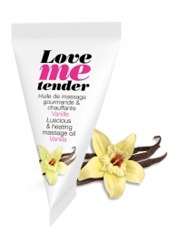 Съедобное согревающее массажное масло Love Me Tender Vanilla с ароматом ванили - 10 мл. - Love to Love - купить с доставкой в Улан-Удэ