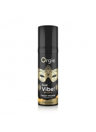 Съедобный гель Dual Vibe Pina Colada с эффектом вибрации и вкусом коктейля пина колада - 15 мл. - ORGIE - купить с доставкой в Улан-Удэ