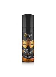 Съедобный гель Dual Vibe Sex On The Beach с эффектом вибрации и вкусом коктейля «секс на пляже» - 15 мл. - ORGIE - купить с доставкой в Улан-Удэ