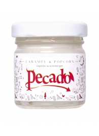 Массажная свеча Caramel   Popcorn - 35 мл. - Pecado - купить с доставкой в Улан-Удэ