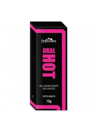 Гель для оральных ласк Oral Hot с согревающим эффектом - 15 гр. - HotFlowers - купить с доставкой в Улан-Удэ
