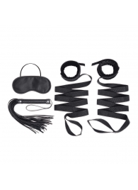Эротический набор 4PC Bondage Bed Strap   Flogger Kit - Lux Fetish - купить с доставкой в Улан-Удэ
