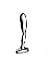 Стальной стимулятор простаты Stainless Steel Prostate Plug - 11,5 см. - b-Vibe - в Улан-Удэ купить с доставкой