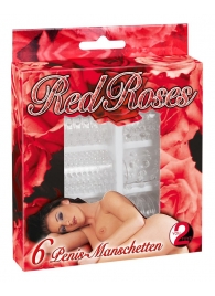 Набор из 6 насадок с шипиками Red Roses - Orion - в Улан-Удэ купить с доставкой