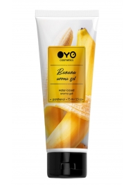 Лубрикант на водной основе OYO Aroma Gel Banana с ароматом банана - 75 мл. - OYO - купить с доставкой в Улан-Удэ