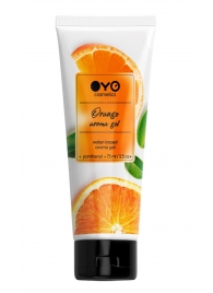 Лубрикант на водной основе OYO Aroma Gel Orange с ароматом апельсина - 75 мл. - OYO - купить с доставкой в Улан-Удэ