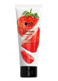 Лубрикант на водной основе OYO Aroma Gel Strawberry с ароматом клубники - 75 мл. - OYO - купить с доставкой в Улан-Удэ