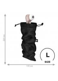 Черный мешочек для хранения игрушек Treasure Bag L - Satisfyer - купить с доставкой в Улан-Удэ