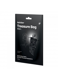 Черный мешочек для хранения игрушек Treasure Bag L - Satisfyer - купить с доставкой в Улан-Удэ