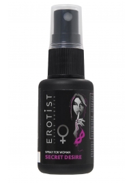 Возбуждающий спрей для женщин Erotist Secret Desire - 30 мл. - Erotist Libido Booster - купить с доставкой в Улан-Удэ
