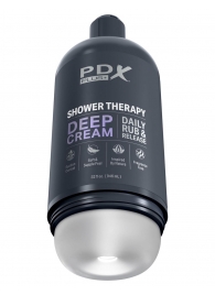 Мастурбатор в бутылке Shower Therapy Deep Cream - Pipedream - в Улан-Удэ купить с доставкой