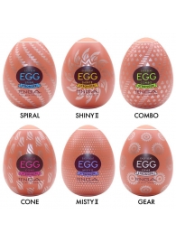 Набор из 6 мастурбаторов-яиц Tenga Egg Variety Pack V - Tenga - в Улан-Удэ купить с доставкой
