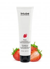 Лубрикант на водной основе Nuei Inlube с алоэ вера и ароматом клубники - 100 мл. - Nuei cosmetics - купить с доставкой в Улан-Удэ