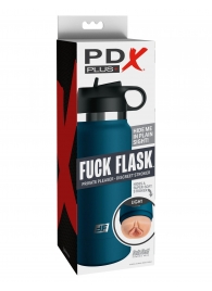 Мастурбатор-вагина в синей колбе F*ck Flask - Pipedream - в Улан-Удэ купить с доставкой