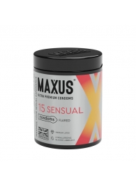 Анатомические презервативы MAXUS Sensual - 15 шт. - Maxus - купить с доставкой в Улан-Удэ