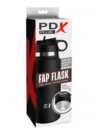 Черный мастурбатор в виде бутылки Fap Flask - Pipedream - в Улан-Удэ купить с доставкой