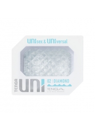 Прозрачный мастурбатор-стимулятор Tenga Uni Diamond - Tenga - в Улан-Удэ купить с доставкой