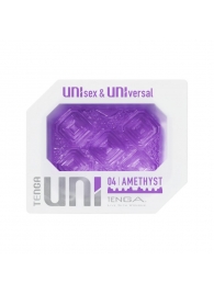 Фиолетовый мастурбатор-стимулятор Tenga Uni Amethyst - Tenga - в Улан-Удэ купить с доставкой