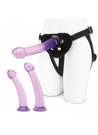 Тренировочный набор с тремя насадками Pegging Training Set - Lux Fetish - купить с доставкой в Улан-Удэ