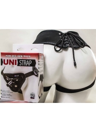 Универсальные трусики Harness UNI strap с корсетом - LOVETOY (А-Полимер) - купить с доставкой в Улан-Удэ