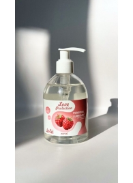 Лубрикант на водной основе Love Protection Raspberry с ароматом малины - 300 мл. - Lola Games - купить с доставкой в Улан-Удэ