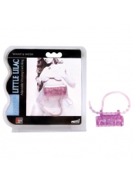 Эрекционное кольцо с вибратором LITTLE LILAC - Dream Toys - в Улан-Удэ купить с доставкой