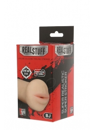 Нежный мастурбатор-ротик REALSTUFF 5INCH MASTURBATOR BJ - Dream Toys - в Улан-Удэ купить с доставкой