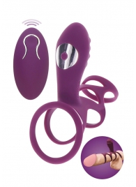 Фиолетовая эрекционная вибронасадка Halo Halo C-Ring Sleeve - Toy Joy - в Улан-Удэ купить с доставкой