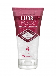Интимный гель-смазка на водной основе Lubrimax Magic Cherry - 75 мл. - ИнтелБИО - купить с доставкой в Улан-Удэ