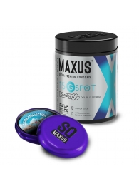 Гладкие презервативы Maxus G spot с двойной спиралью - 15 шт. - Maxus - купить с доставкой в Улан-Удэ