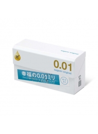 Увлажнённые презервативы Sagami Original 0.01 Extra Lub - 12 шт. - Sagami - купить с доставкой в Улан-Удэ