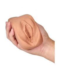 Маструбатор-вагина с вибрацией Soft   Wet Renata Realistic Tan Masturbator - Blush Novelties - в Улан-Удэ купить с доставкой