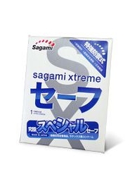 Презерватив Sagami Xtreme Ultrasafe с двойным количеством смазки - 1 шт. - Sagami - купить с доставкой в Улан-Удэ