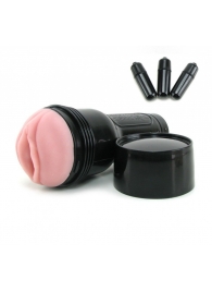 Мастурбатор-вагина Fleshlight - Vibro Pink Lady Touch с вибрацией - Fleshlight - в Улан-Удэ купить с доставкой