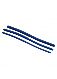 Набор из 3 синих силиконовых уретральных расширителей Invasion Silicone Urethral Sound Trainer Set - XR Brands - купить с доставкой в Улан-Удэ