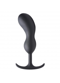 Черный массажер простаты с утяжелителями Premium Silicone Weighted Prostate Plug XL - 20,8 см. - XR Brands - в Улан-Удэ купить с доставкой