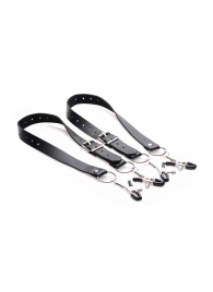 Ремни с зажимами для половых губ Spread Labia Spreader Straps with Clamps - XR Brands - купить с доставкой в Улан-Удэ