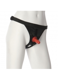 Трусики со штырьком для фиксации насадок Ultra Harness with Plug - Doc Johnson - купить с доставкой в Улан-Удэ