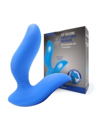Синий вибромассажер простаты 3,5’’ Curve P-spot Massager - 12 см. - Erokay - в Улан-Удэ купить с доставкой